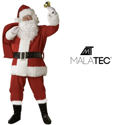 Professional Santa Claus Costume Malatec 22682, Complete 13-Piece Set (1)