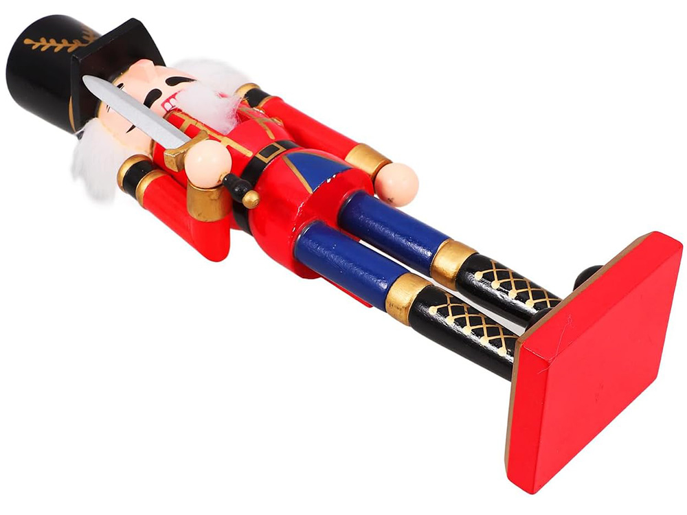 Christmas Wooden Nutcracker, Decorative Figurine, 30 cm (1)