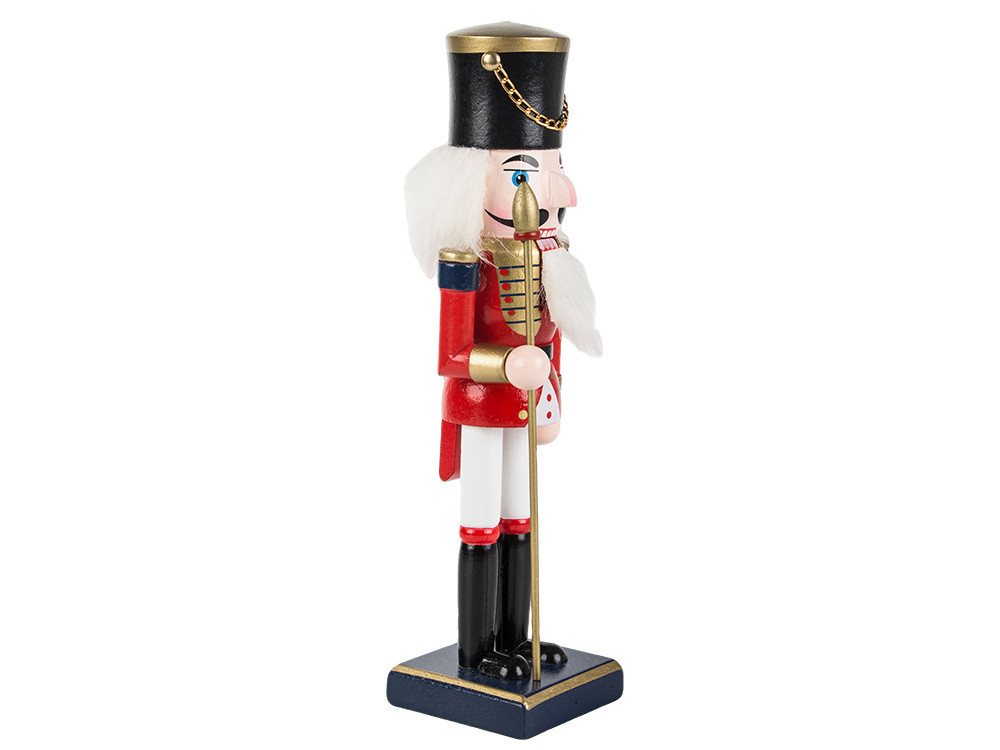 Christmas Wooden Nutcracker, Decorative Figurine, 25 cm (0)