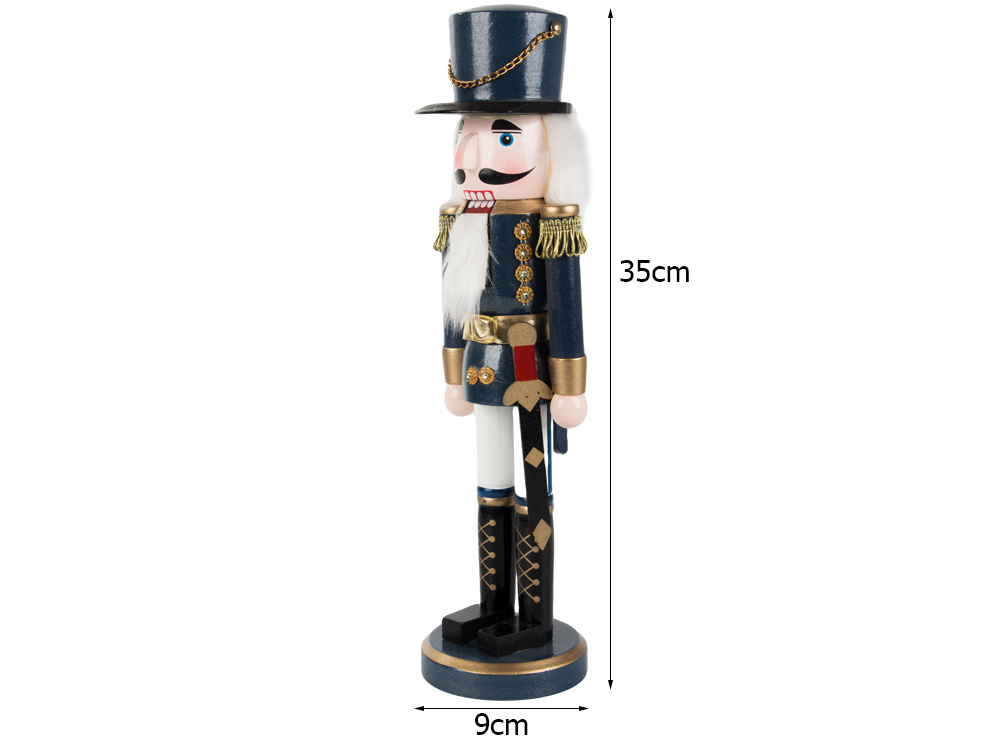 Christmas Wooden Nutcracker, Decorative Figurine, 35 cm (4)
