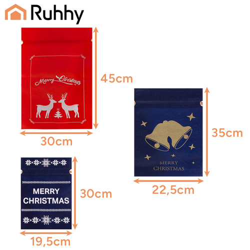 Christmas Gift Bags Set of 8 in 3 Sizes Ruhhy 22251 (0)