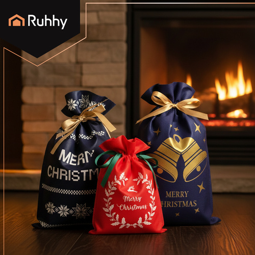 Christmas Gift Bags Set of 8 in 3 Sizes Ruhhy 22251 (2)