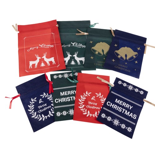Christmas Gift Bags Set of 8 in 3 Sizes Ruhhy 22251 (6)