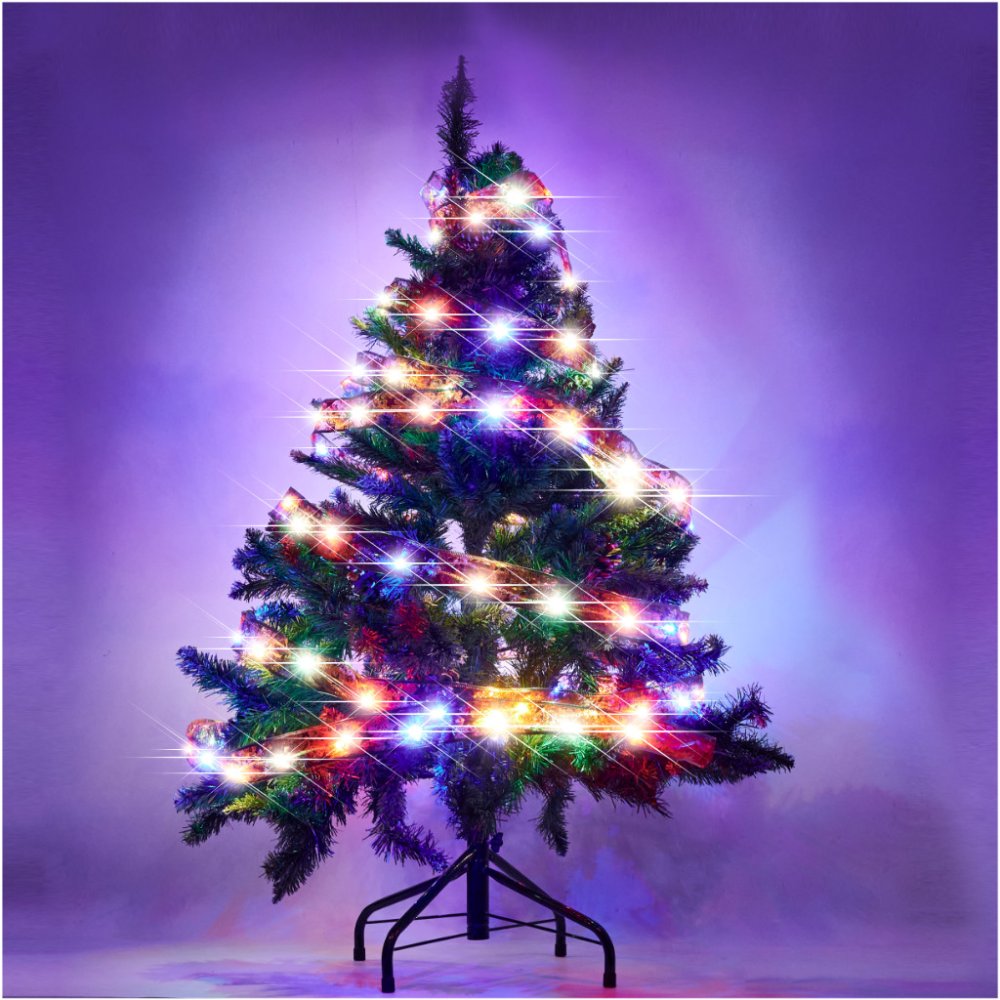 Christmas Tree Lights Decorative LED Strip Ribbon 10m 100LED, Multicolor (2)