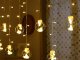 Christmas Curtain, Garland Lights, 138 LED, IP44, Warm White