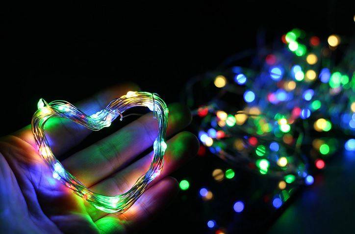 Battery Operated String Christmas Fairy Lights Decorations 100 LED, Multicolored (8)