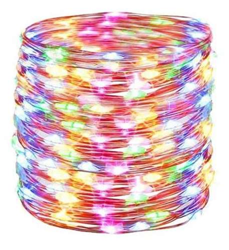 Battery Operated String Christmas Fairy Lights Decorations 100 LED, Multicolored (13)
