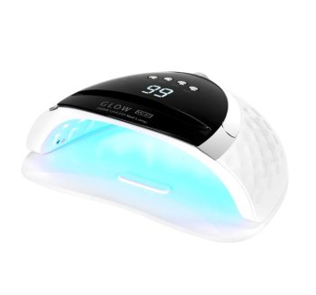Glow UV/LED Manicure & Pedicure Lamp YC57 268 W, White (57 LED, Dual LED, Low Heat Mode, with Timer)