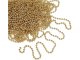 Christmas Tree Beads Garland, Gold Decoration Chain, 5 m