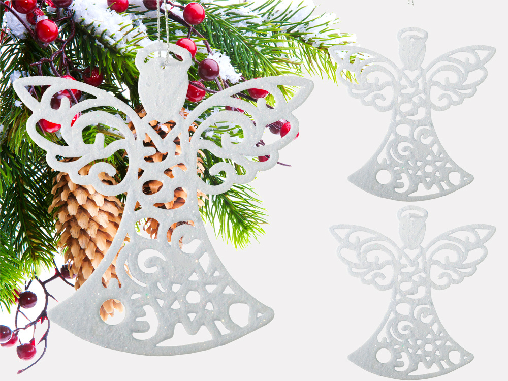 Christmas Tree Decorations Decor Angel Pendants, 3 pcs. (4)