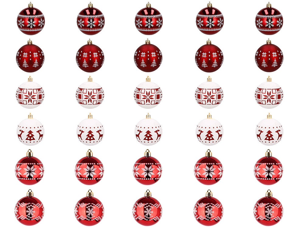 Christmas Tree Decorations, Baubles, 5 cm, 30 pcs. (0)