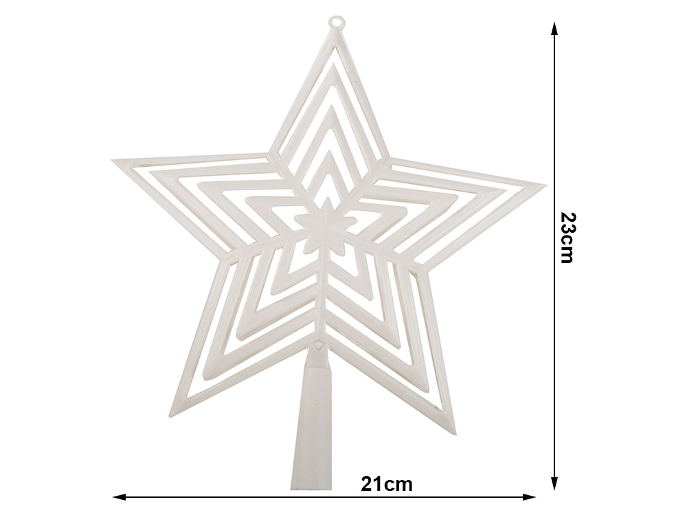 Christmas Tree Star, White Christmas Decoration (3)