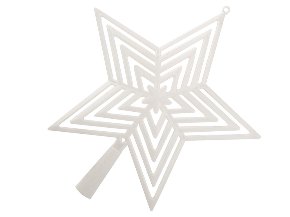 Christmas Tree Star, White Christmas Decoration (7)