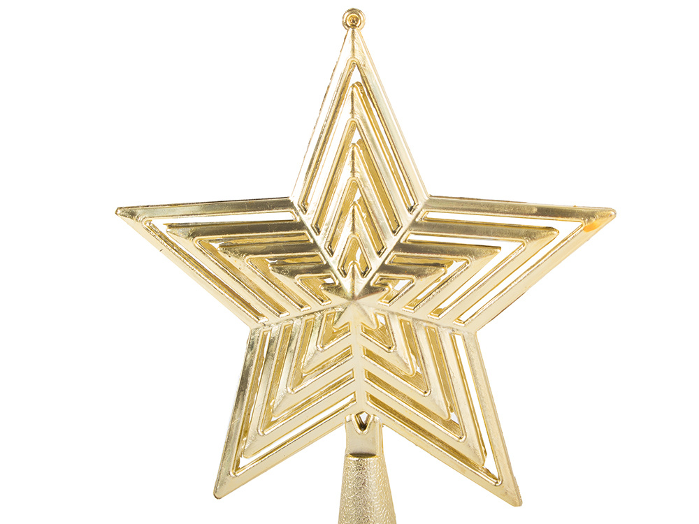 Christmas Tree Star, Gold Christmas Decoration (2)