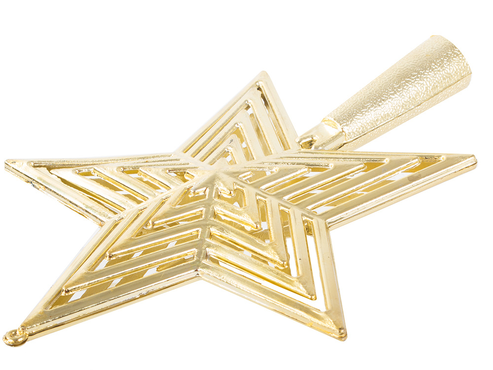 Christmas Tree Star, Gold Christmas Decoration (3)