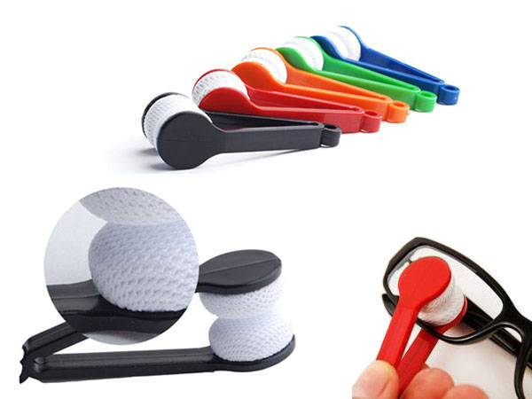 Portable Keychain Eyeglass Lens Cleaner Soft Microfiber Sponge for Sun Glasses Spectacles Cleaning (3)