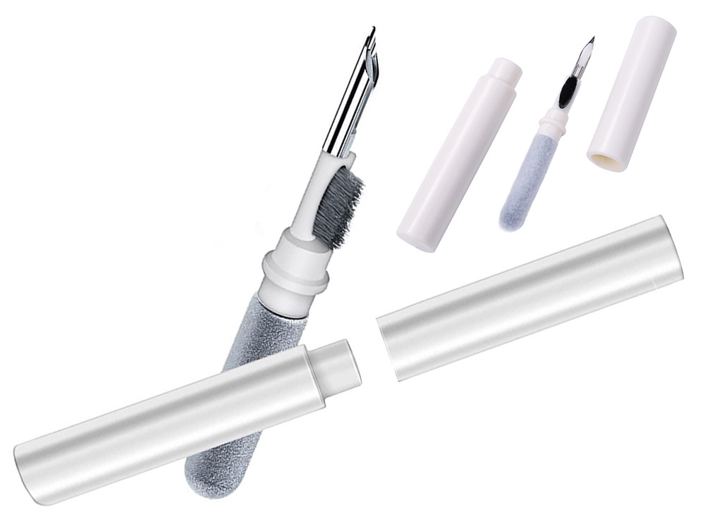 Compact cleaning tool for headphones and electronics, 3-in-1 set (2)