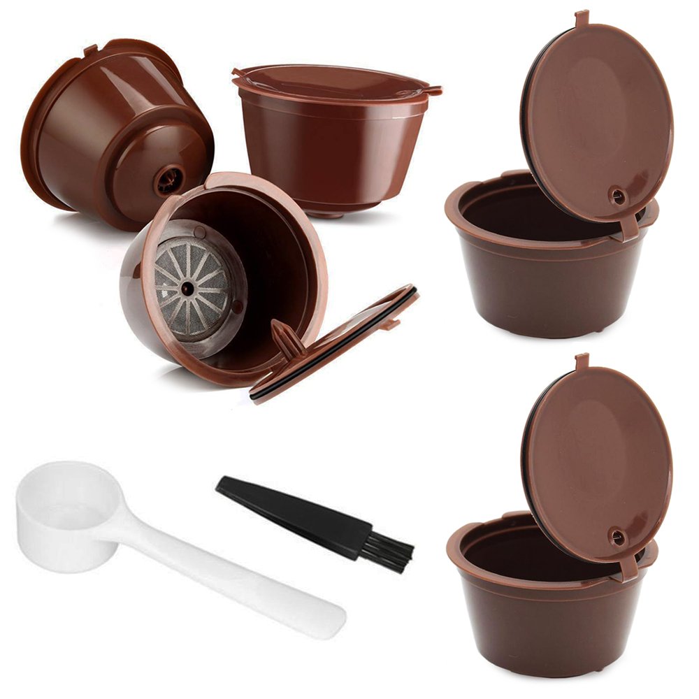 Reusable Refillable Coffee Capsules Pods for Dolce Gusto Coffee Machines, Set of 5 (2)