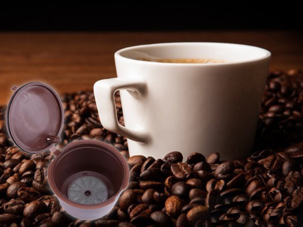 Reusable Refillable Coffee Capsules Pods for Dolce Gusto Coffee Machines, Set of 5 (5)