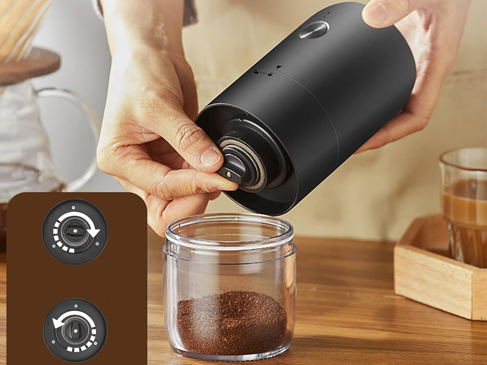 Coffee Bean Grinder Nuts Herbs Electric Chopper USB (5)