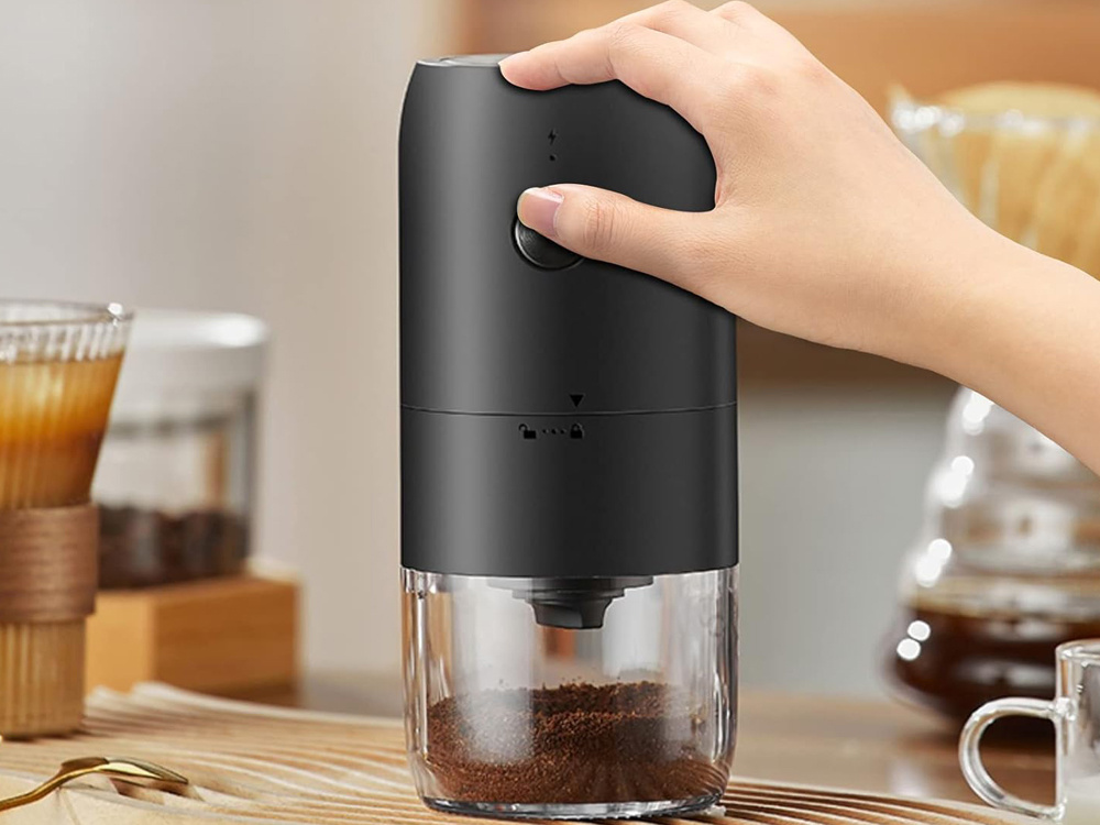 Coffee Bean Grinder Nuts Herbs Electric Chopper USB (9)