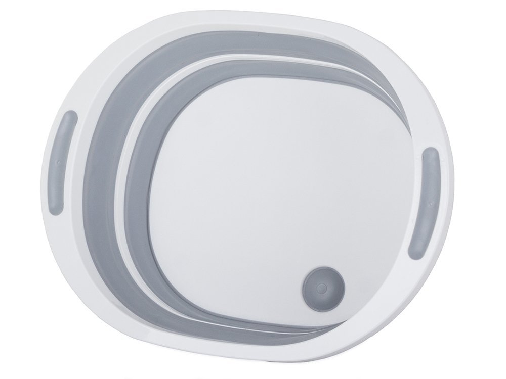 Silicone Folding Bowl with Drain (1)