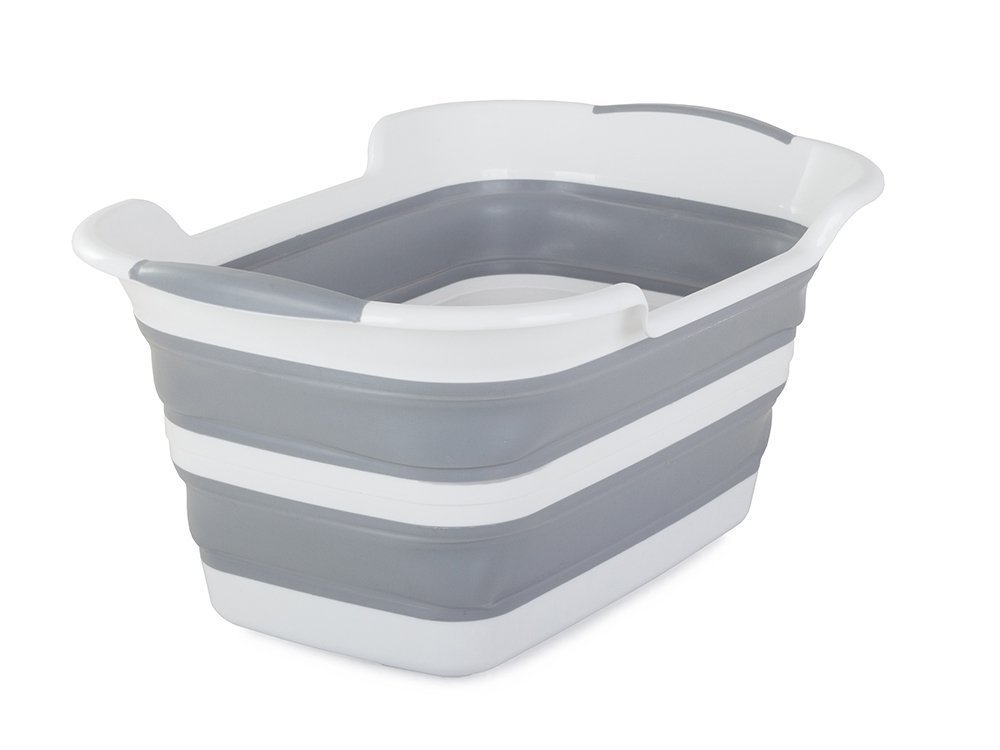 Silicone Folding Bowl with Drain (2)