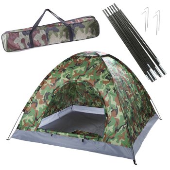 Camping Tent with Mosquito Net, Camouflage