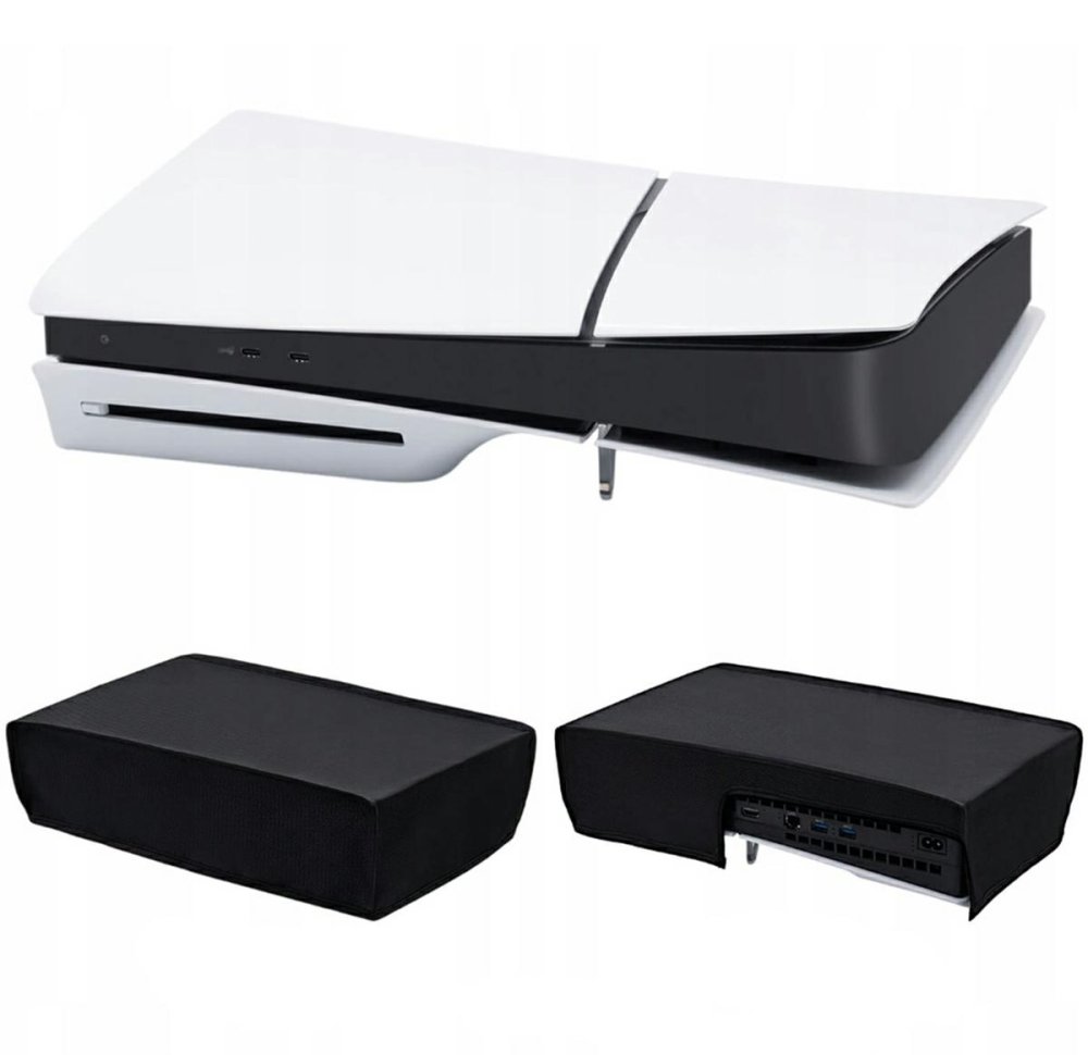 Dust cover for ps5 slim lying down (2)