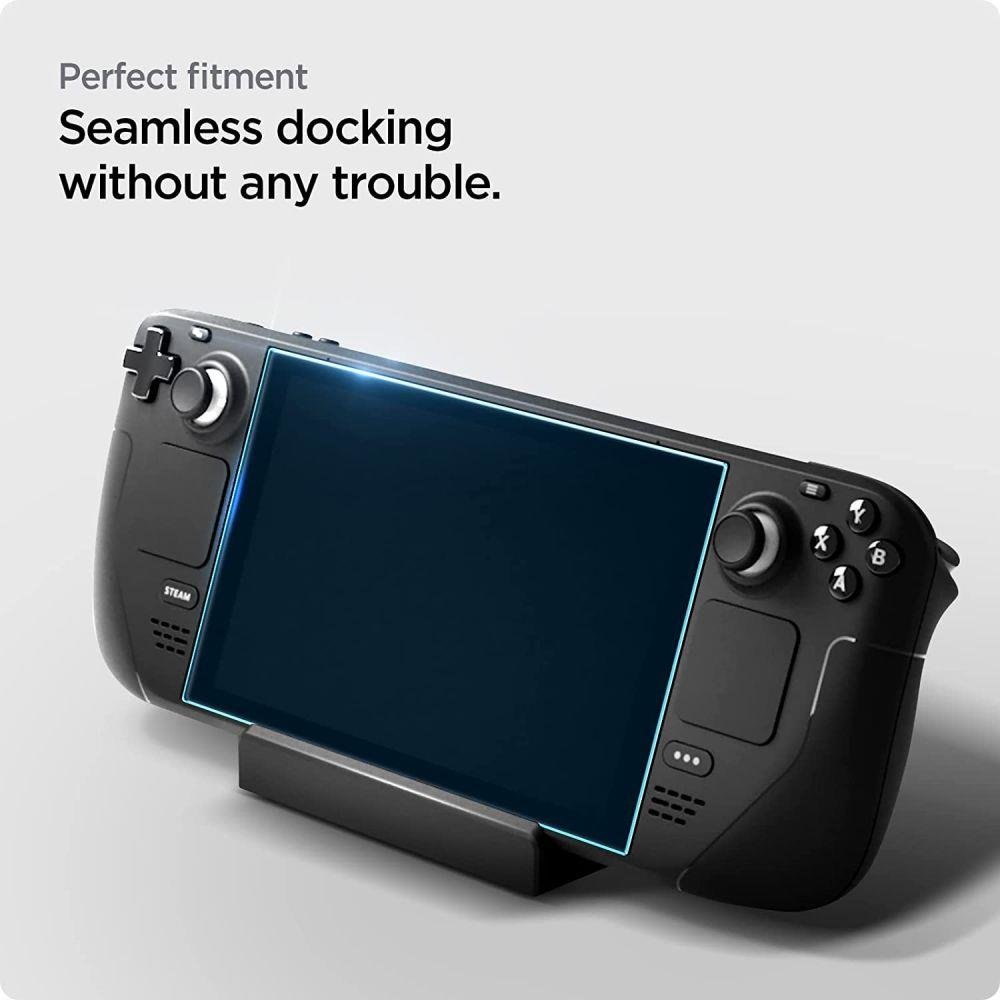 Spigen Steam Deck Tempered Glass Glas.tR EZ Fit (1)
