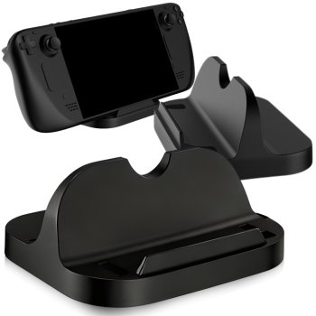 Anti-Slip Steam Deck Stand Desktop Holder, Black