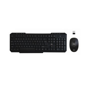 Rebeltec VERTEX Wireless Set for Computer: Keyboard + Mouse, Black