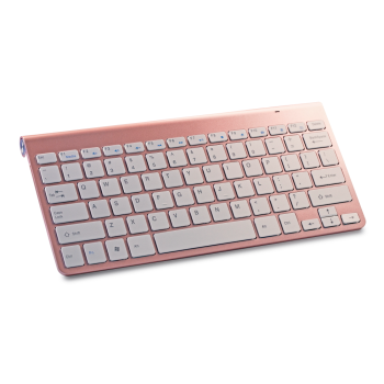 Setty Touched Bluetooth Wireless Foldable Mini Computer Keyboard, Pink