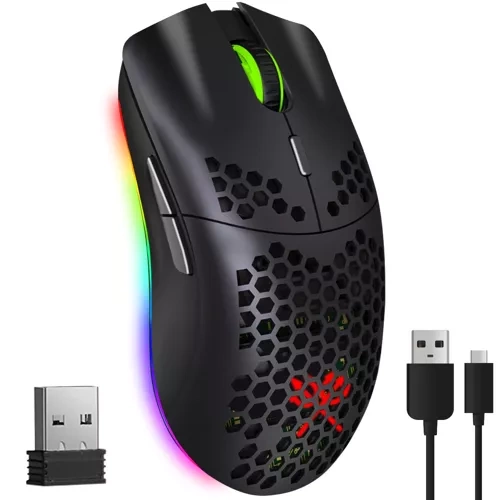 Dunmoon 19495 Wireless Gaming Mouse with RGB Lighting