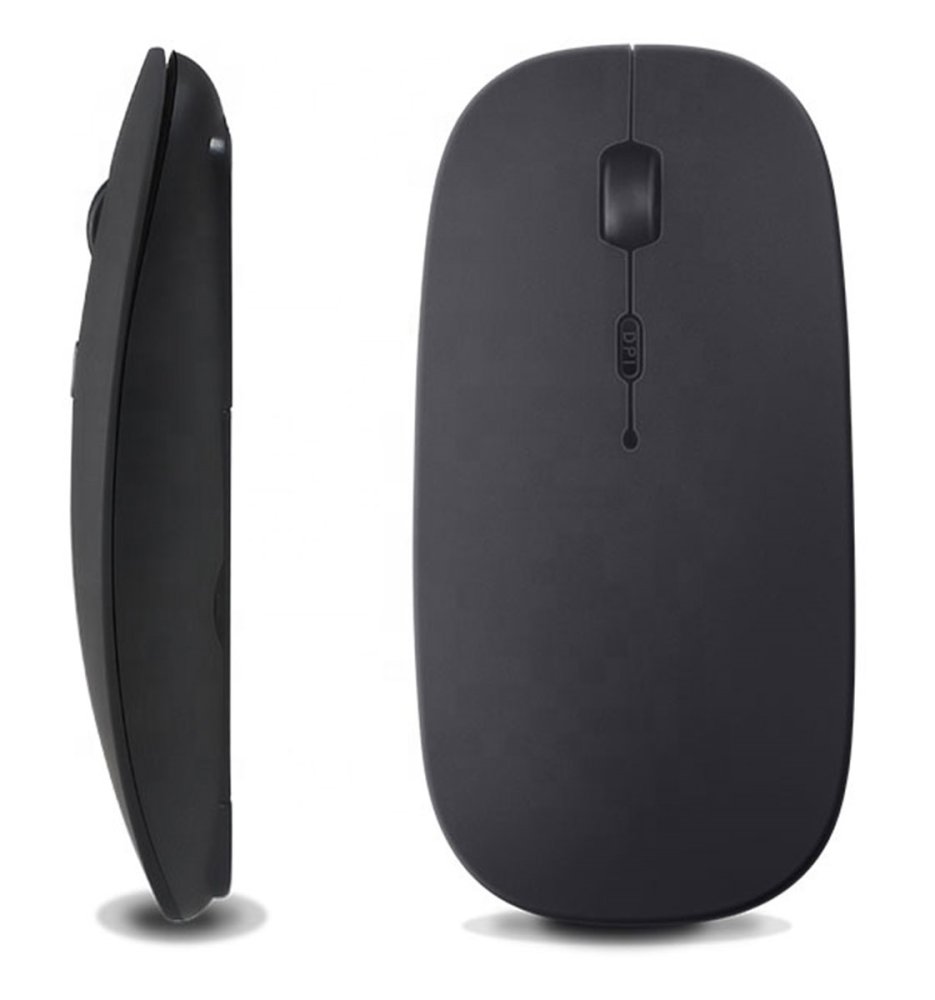 Slim Wireless Optical Mouse 1600 DPI with USB Receiver, black (0)