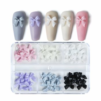 3D Nail Art Charms for Manicures, 30 pcs Set