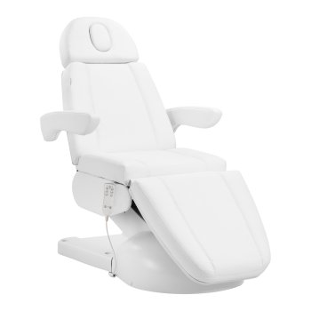Azzurro Lux 3m Heated Electric Beauty Chair with 3 Motors, White
