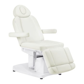 Azzurro 708A 4 Motor White Heated Electric Cosmetic Chair