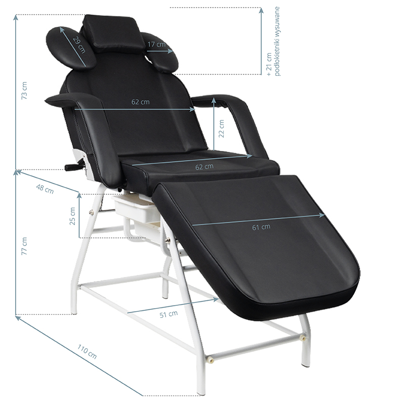 Ivette Eyelash Treatment Chair Black (0)
