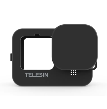 Telesin Silicone Protective Case for GoPro Hero 9 / 10 / 11 / 12 (GP-HER-041-BK), Black