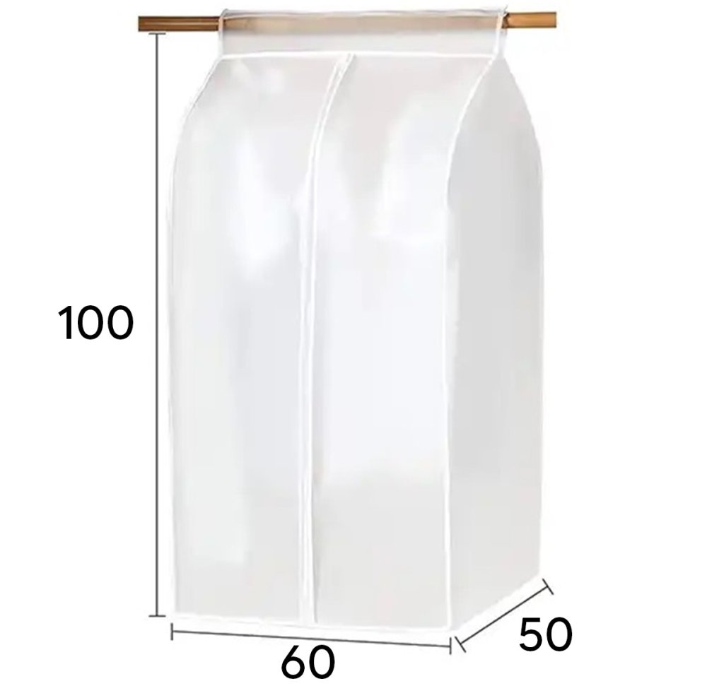 Wardrobe Garment Cover, Transparent (2)