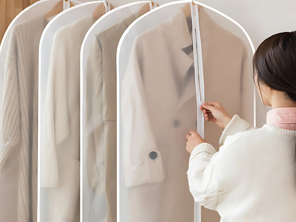 Large 60x137 cm garment bag with zipper (2)