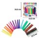 Markers erasable markers washable set of 20 colors