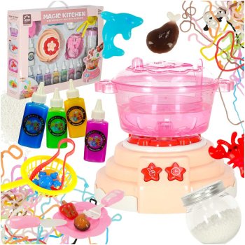 3D Magic Gel Figure Making Kit Magic Kitchen with Templates, 62 Pieces, Apricot