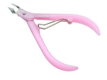 Professional Cuticle Nippers with 8mm Blade, Pink