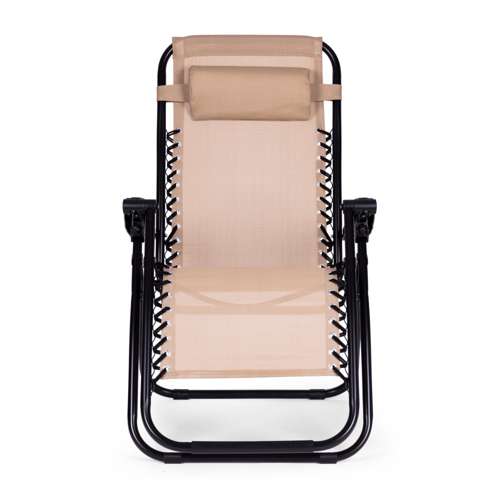 Zero Gravity Garden Lounger Chair MultiGarden, Adjustable Recliner, Beige (0)