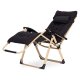 Zero Gravity Garden Lounger with Cushion MultiGarden, black gold