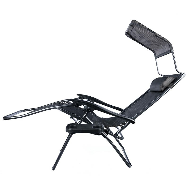 Zero Gravity Chair with Canopy and Side Table for Patio and Outdoors (1)