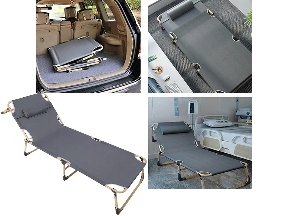 Tourist Military Camping Bed Folding Daybed with Adjustable Backrest (11)