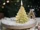 Christmas Tree Shaped Decorative Candle in a Gift Box, 8 cm